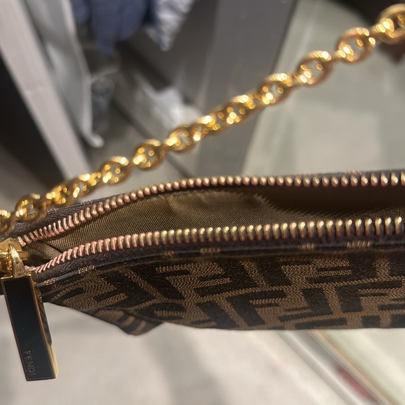 Fendi Monogram Canvas Wristlet Pochette - Picture 15 of 16